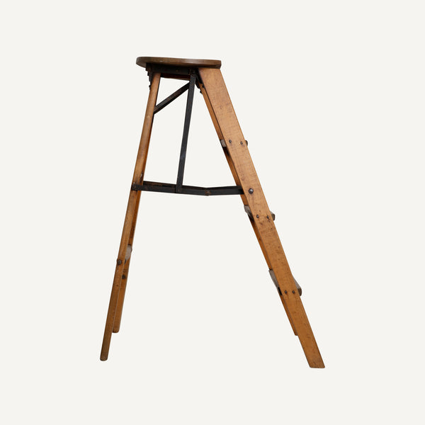 Vintage folding step online stool