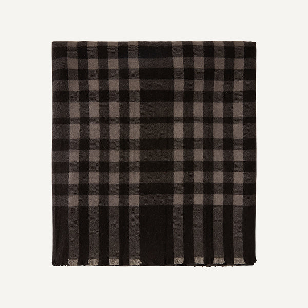 HIMALAYAN CASHMERE PLAID THROW