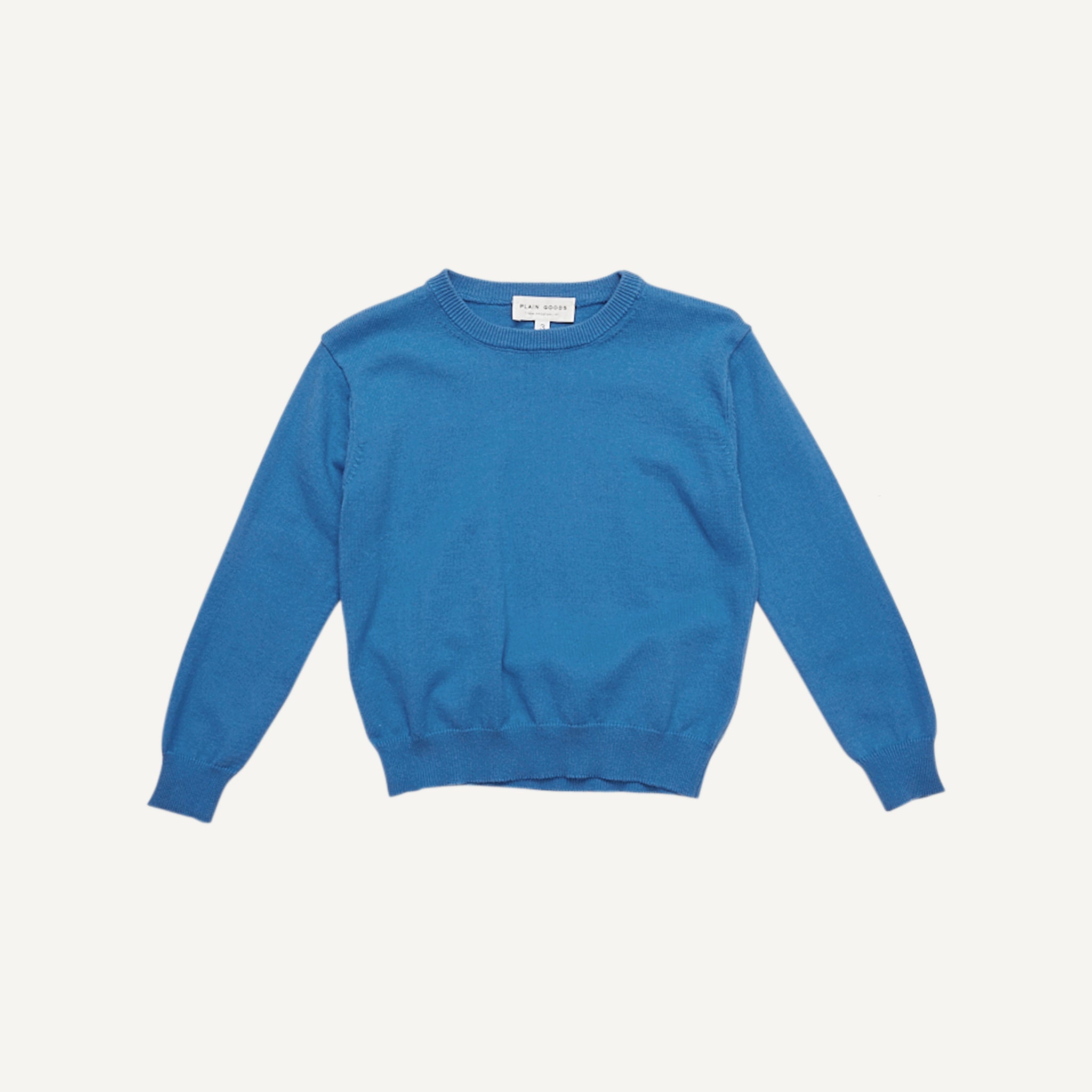 PLAIN GOODS COTTON SWEATER