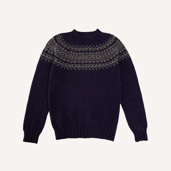 PLAIN GOODS FAIRISLE SHETLAND SWEATER