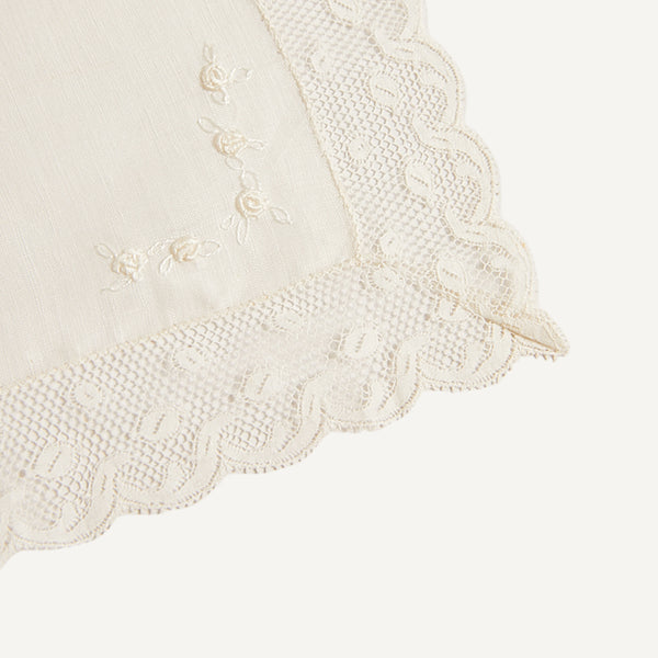 ANTIQUE LACE HANDKERCHIEF