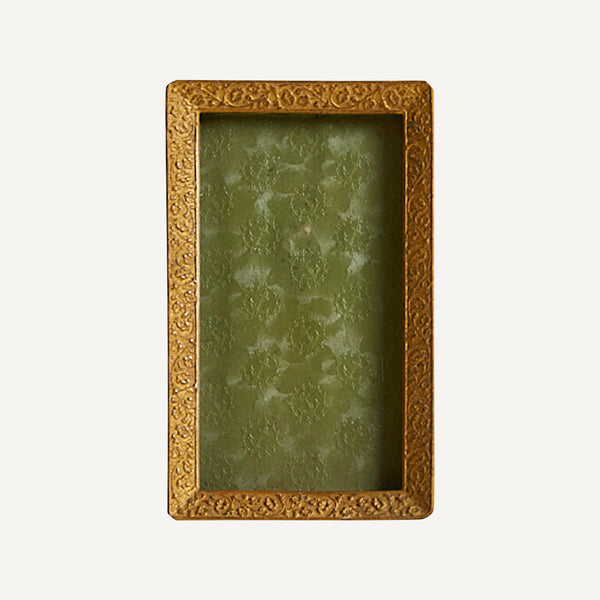 ANTIQUE BRASS PICTURE FRAME