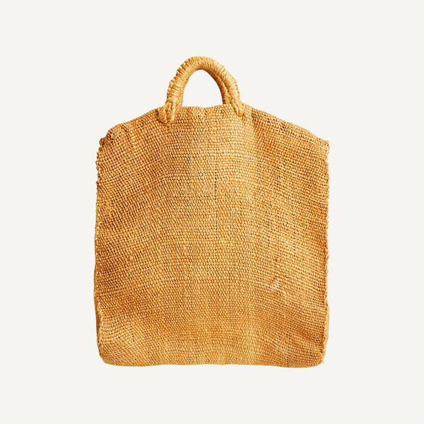 VINTAGE OVERSIZED SISAL BAG