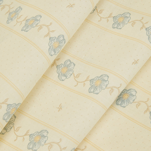 VINTAGE FLORAL PRINT COTTON