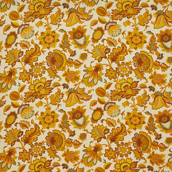VINTAGE FLORAL PRINT COTTON