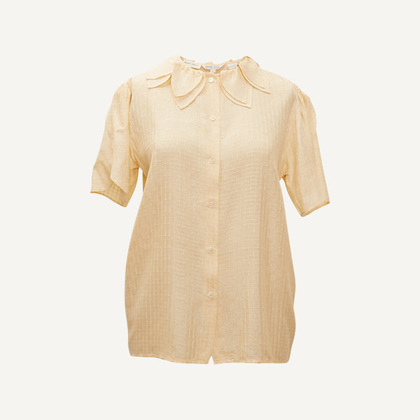 VINTAGE ROYAL SILK + PLAIN GOODS SHIRT