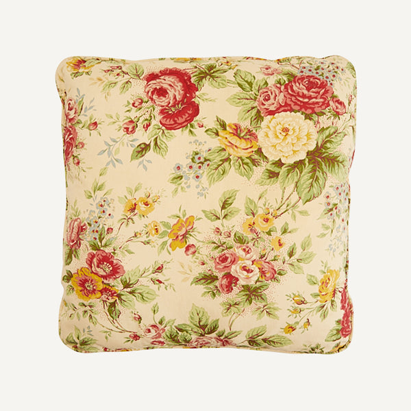 VINTAGE FLORAL PRINT PILLOW