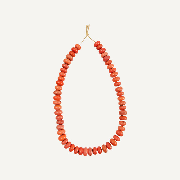 VINTAGE SHERPA CORAL NECKLACE