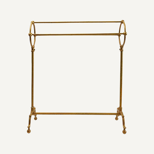 VINTAGE BRASS STANDING RACK