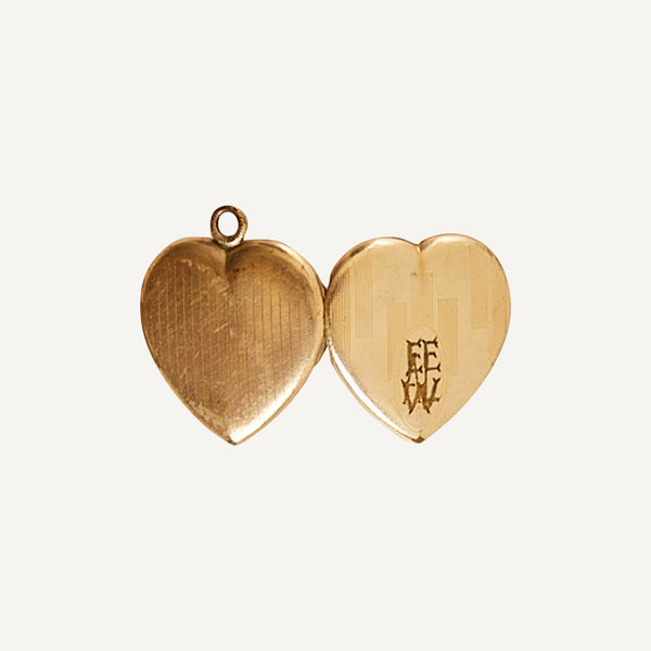 ANTIQUE HEART LOCKET