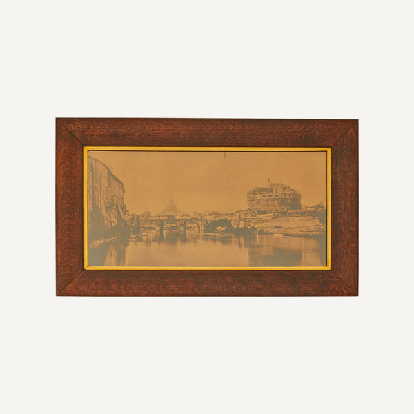 ANTIQUE FRAMED PHOTOGRAVURE