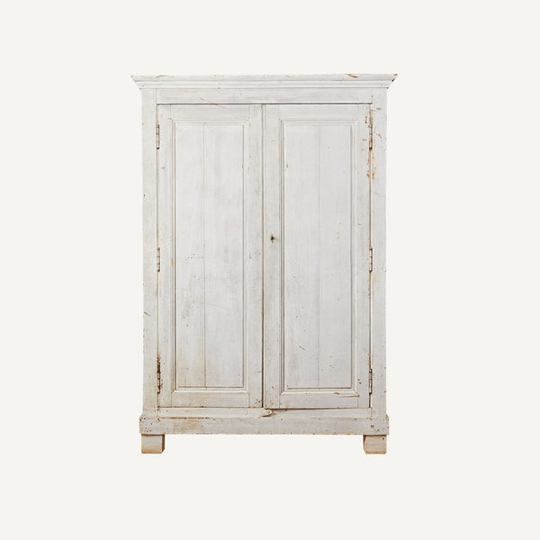 ANTIQUE PAINTED ARMOIRE