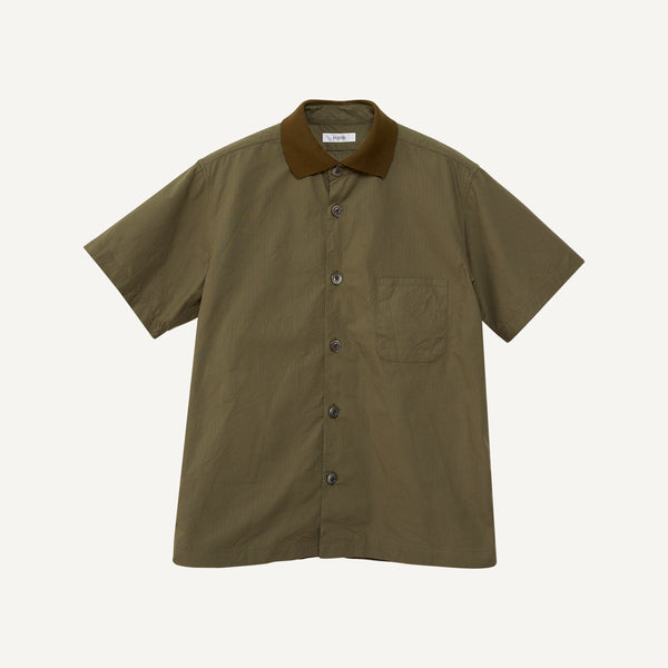 FUJITO RIBBED COLLAR SHIRT