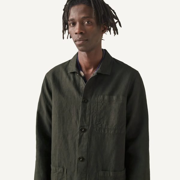 TOAST ARLO GARMENT DYED HERRINGBONE JACKET – PLAIN GOODS