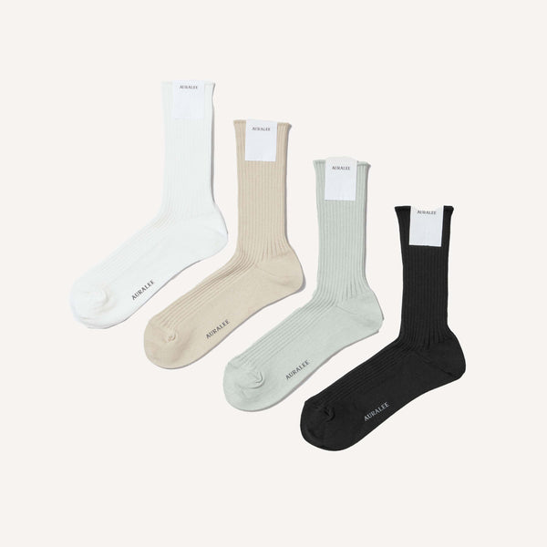 AURALEE HIGH GAUGE SOCKS