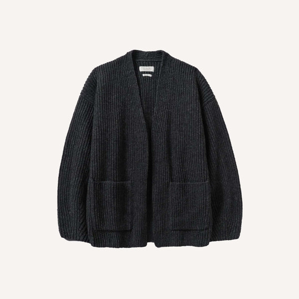 TOAST RIBBED WOOL KNITTED JACKET