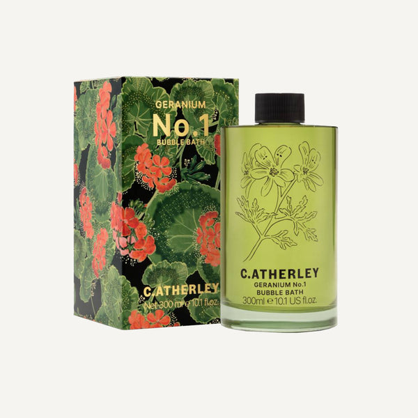 C. ATHERLEY GERANIUM NO. 1 BUBBLE BATH - WINTER PACKAGING