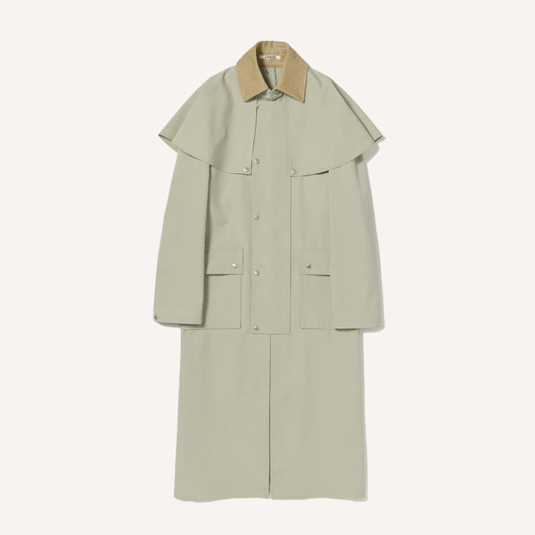 AURALEE WOOL MAX CANVAS COAT