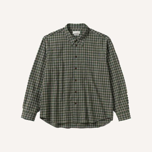 TOAST WOOL COTTON WOOL SHIRT