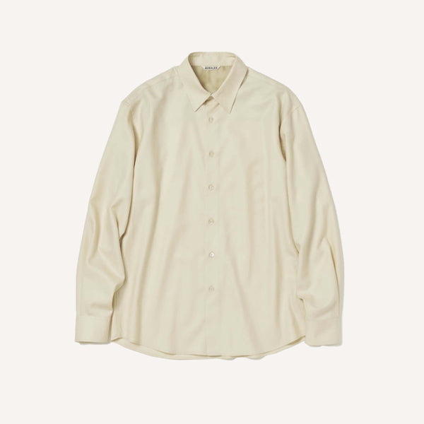 AURALEE SUPER LIGHT WOOL SHIRT