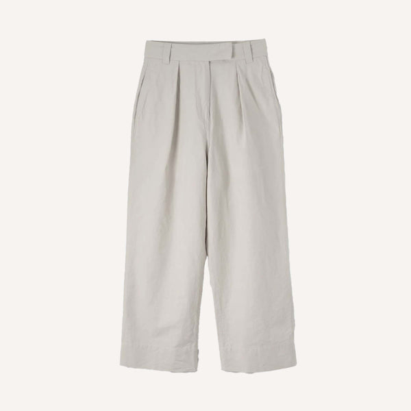 MHL PLEATED CROP TROUSERS