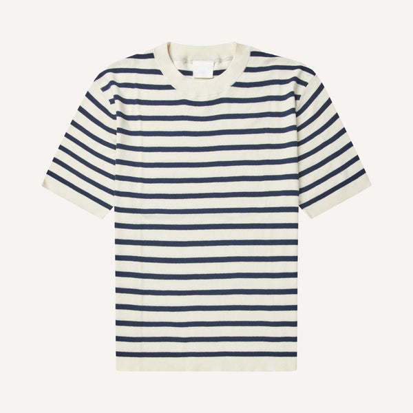 FUB STRIPED KNIT TEE