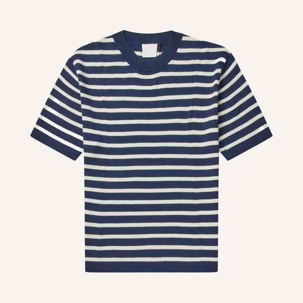 FUB STRIPED KNIT TEE