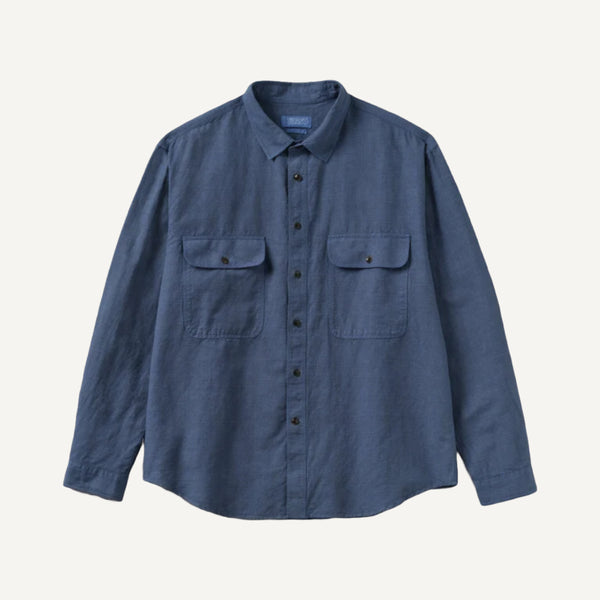 TOAST OVERDYED CHECK WORKWEAR SHIRT