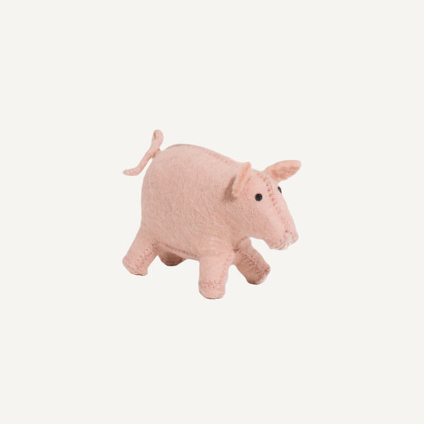 HAND FELTED PIG