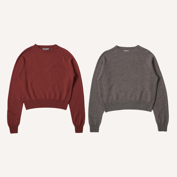 MARGARET HOWELL SHORT CLASSIC CREWNECK