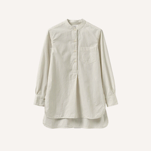 TOAST TARO STRIPE POPLIN SHIRT