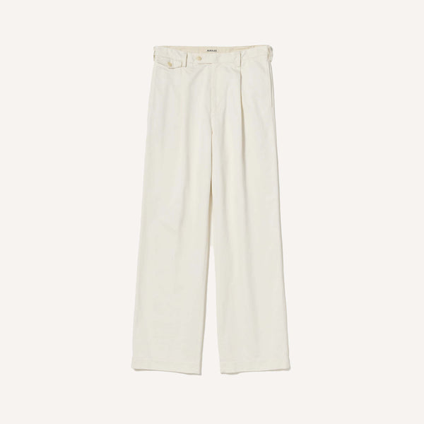 AURALEE WASHED FINX CHINOS