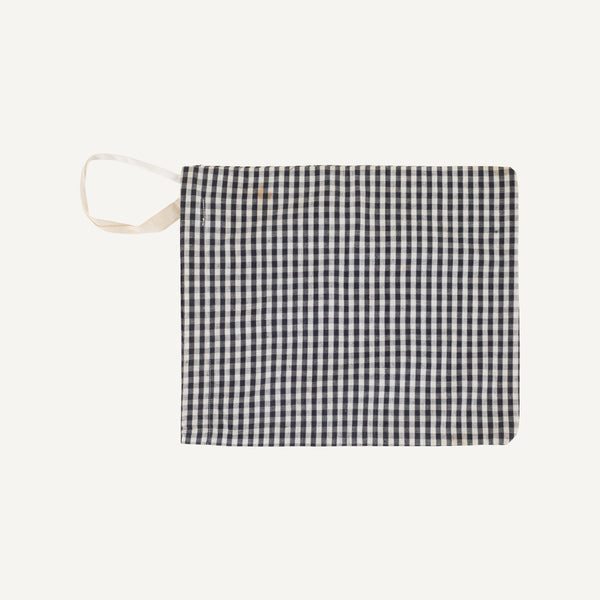 VINTAGE HOMESPUN CHECKED POUCH