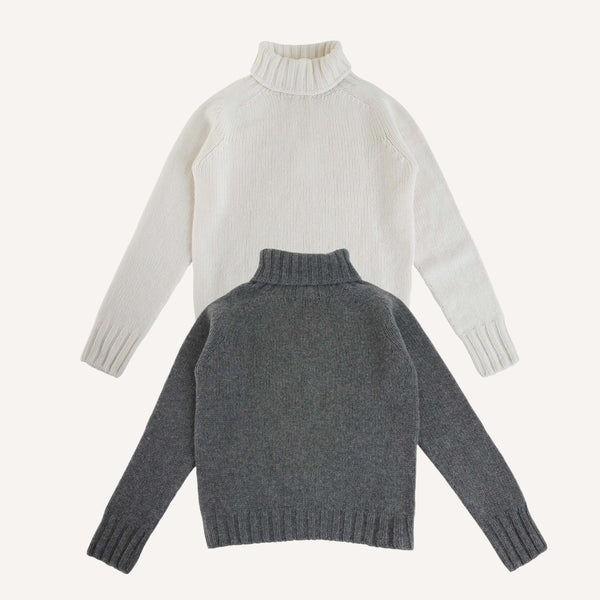 PLAIN GOODS CHUNKY WOOL TURTLENECK