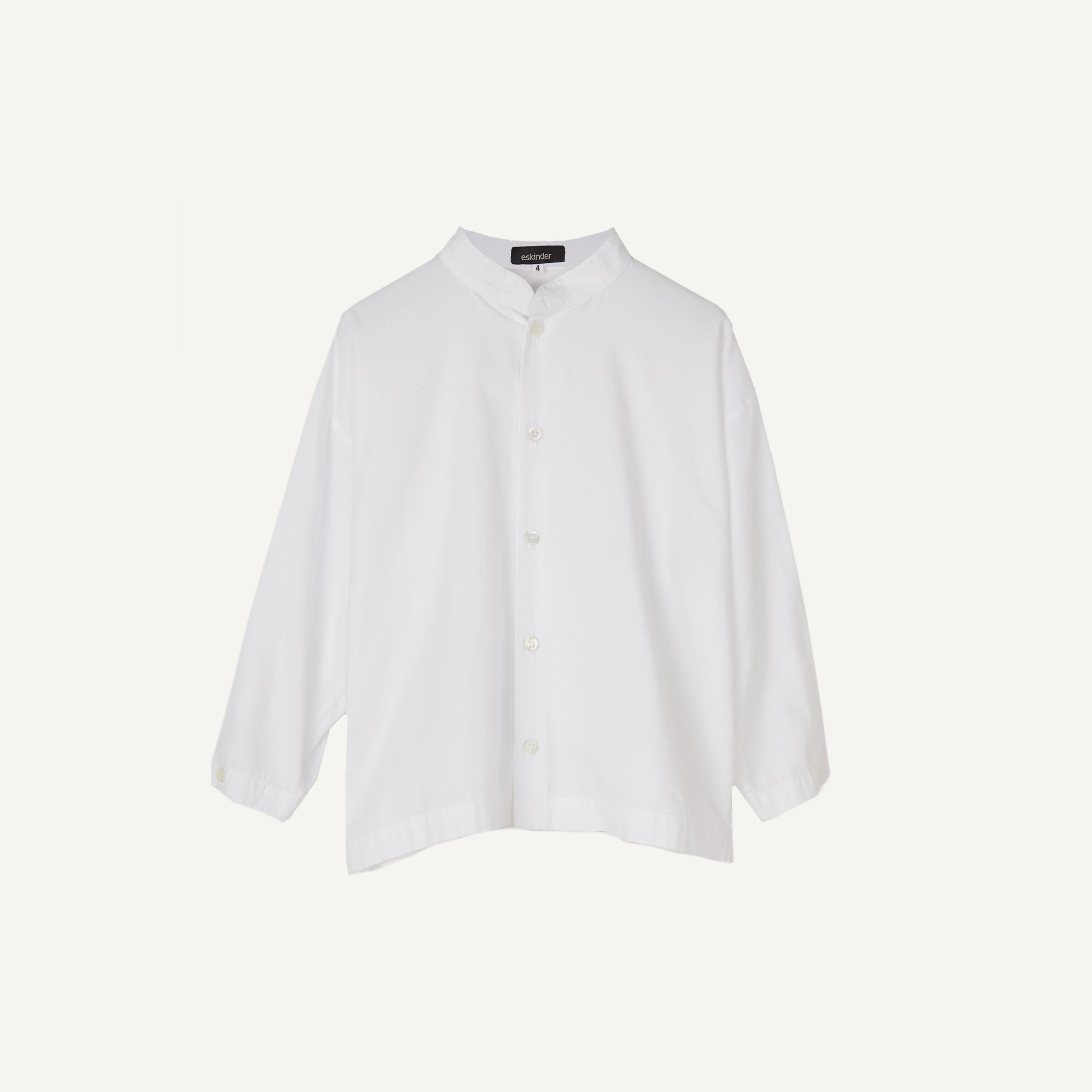 ESKINDER COLLARLESS SHIRT